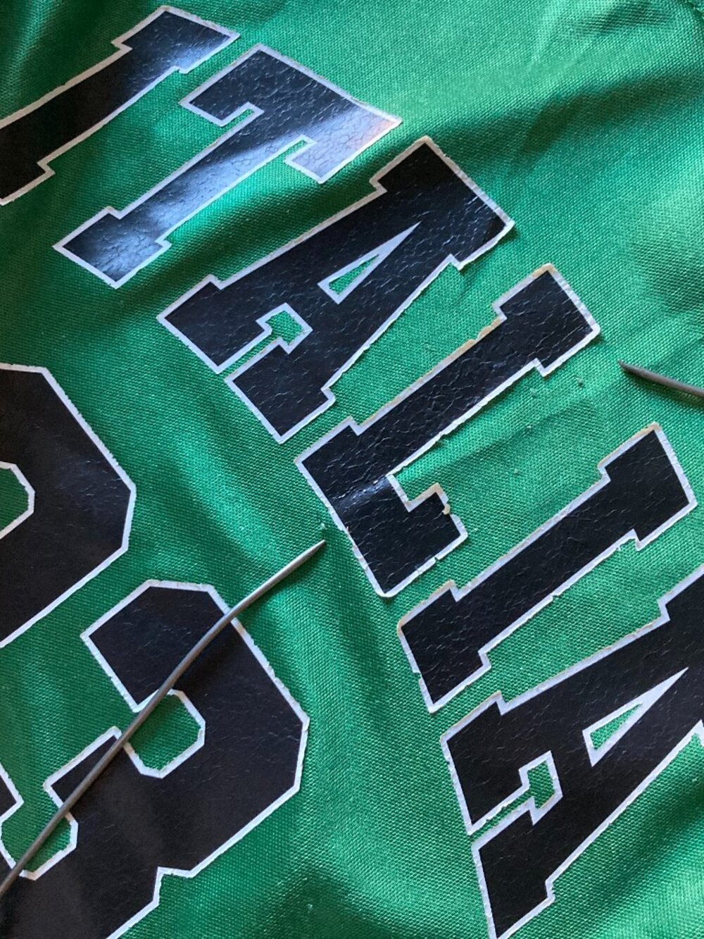 Jaded London Green Italia Crop Top Jersey with Red Trim - Picture 10 of 13